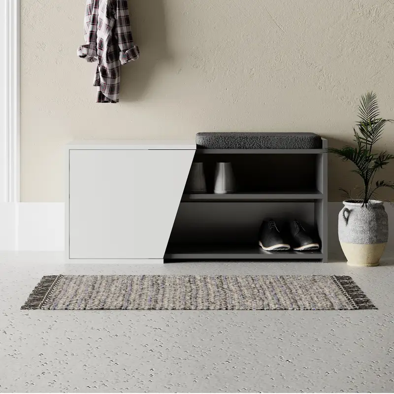 Shoe Storage With Bench Width 104 cm