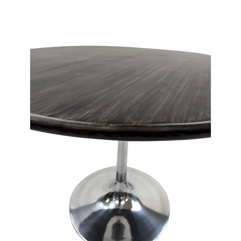 Carolina Living Alden Wood Top 40 Round Dining Table