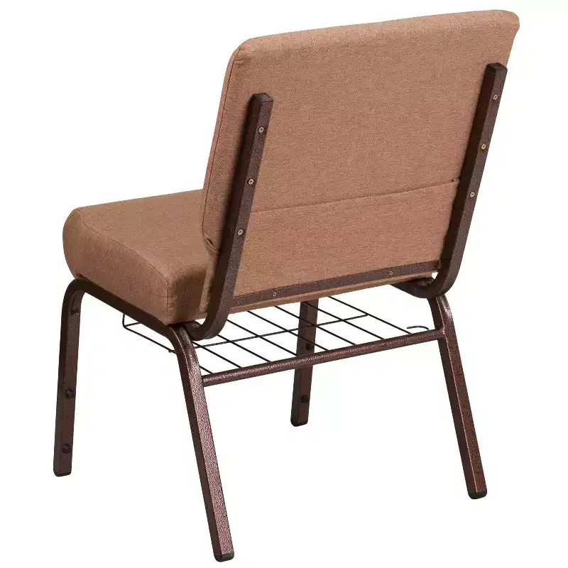 Flash Furniture HERCULES Series 21''W Church Chair with Book Rack