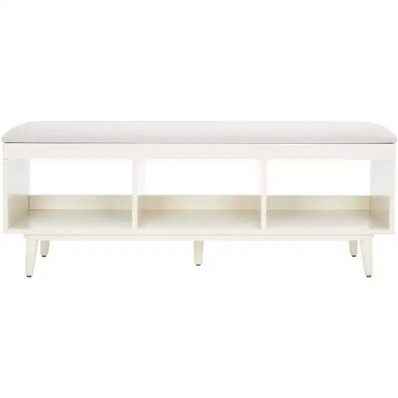 Cricket Open Shelf Bench With Cushion - BCH5000 - Safavieh
