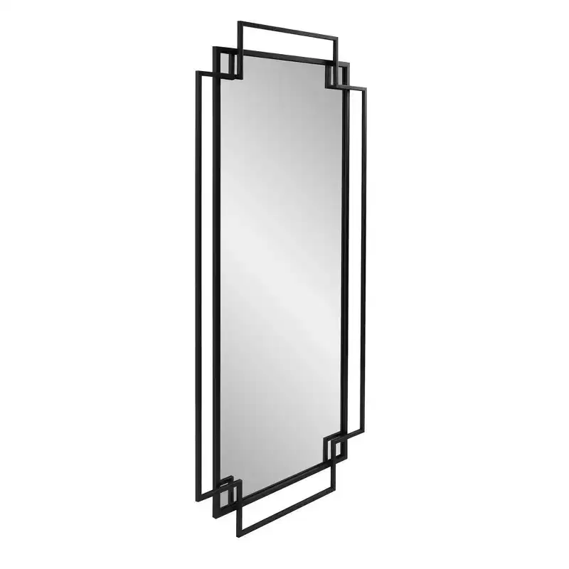 Howard Elliott 43x26 Contessa Open Work Framed Wall Mirror: Modern Novelty Shape, No Assembly, Glass Frame