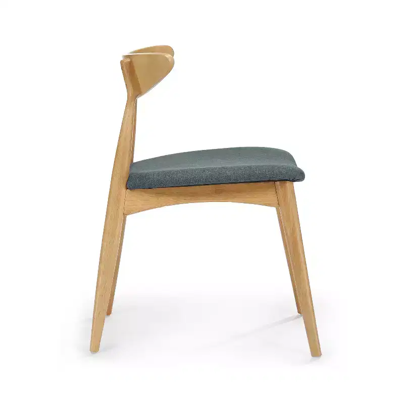 Christopher Knight Home Barron Mid Century Modern Rubberwood Fabric Upholstered Dining Chairs (Set of 2)