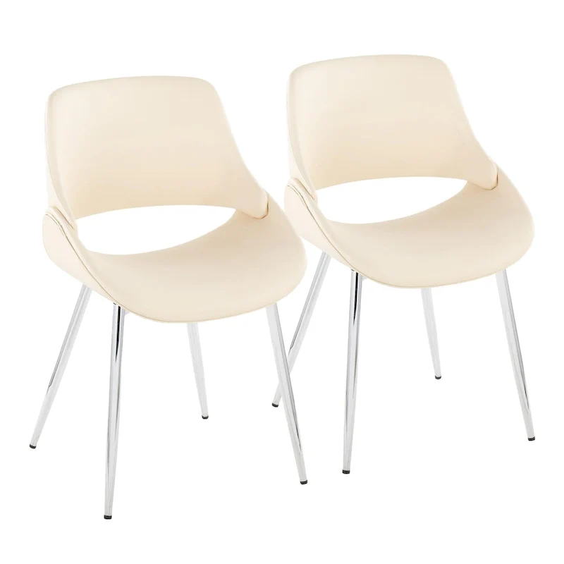 Carson Carrington Svellingen Dining Chair with Tapered Metal Legs (Set of 2)
