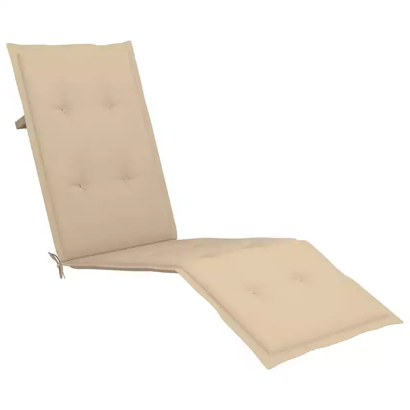 vidaXL Deck Chair Solid Acacia wood Standard Foldable Deck Chair