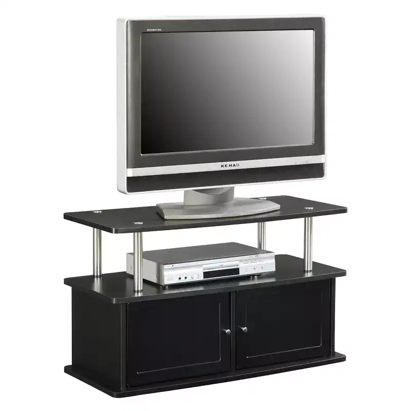 Designs2Go TV Stand for TVs up to 49 with 2 Storage Cabinets and Shelf - Breighton Home