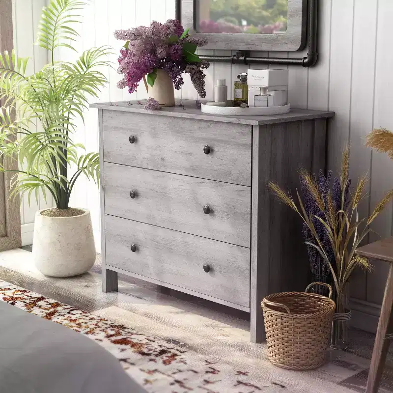 24/7 Shop At Home Cecilia 3 Drawer Dresser