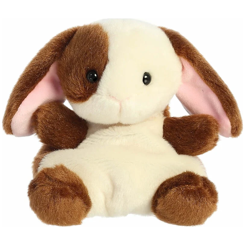 Clover Bunny Mini Plush Stuffed Animal Toy Brown White