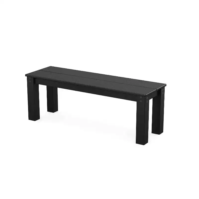 POLYWOOD Studio Parsons Outdoor Patio Dining Bench