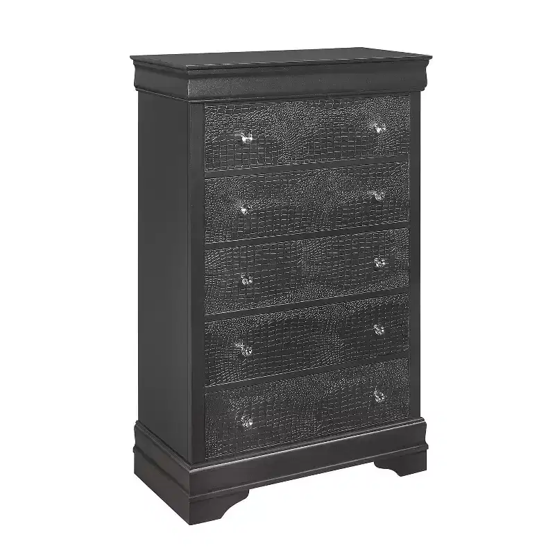 Metal Vertical Dresser with 4 Drawers