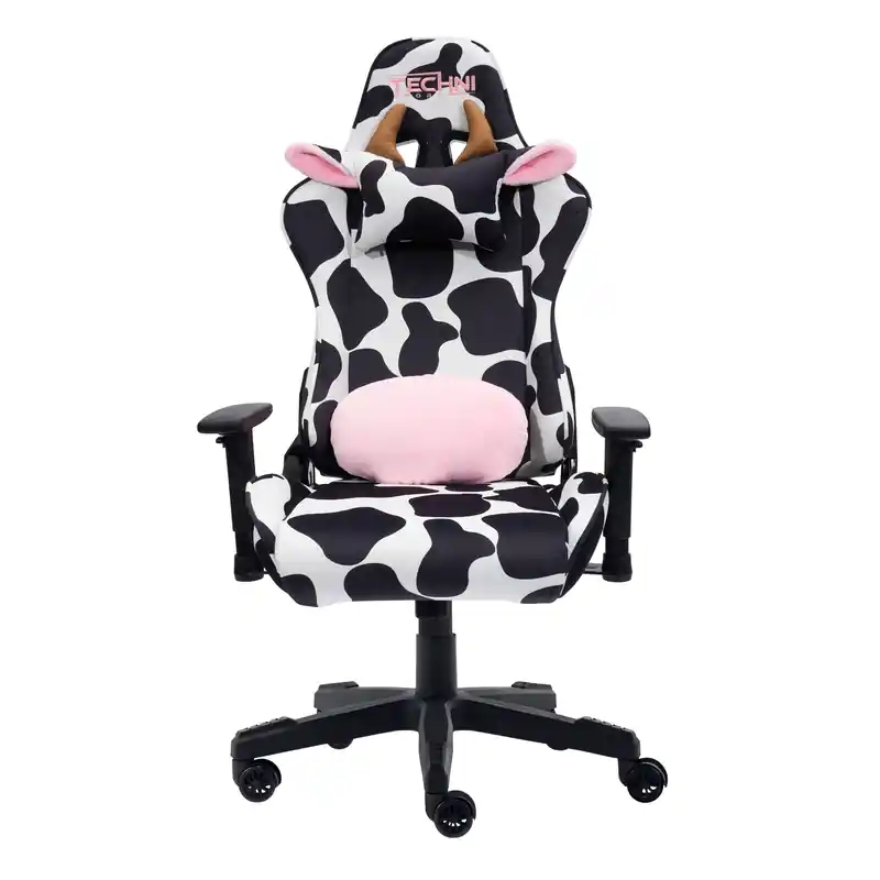 Cow Print Office Gaming Chair