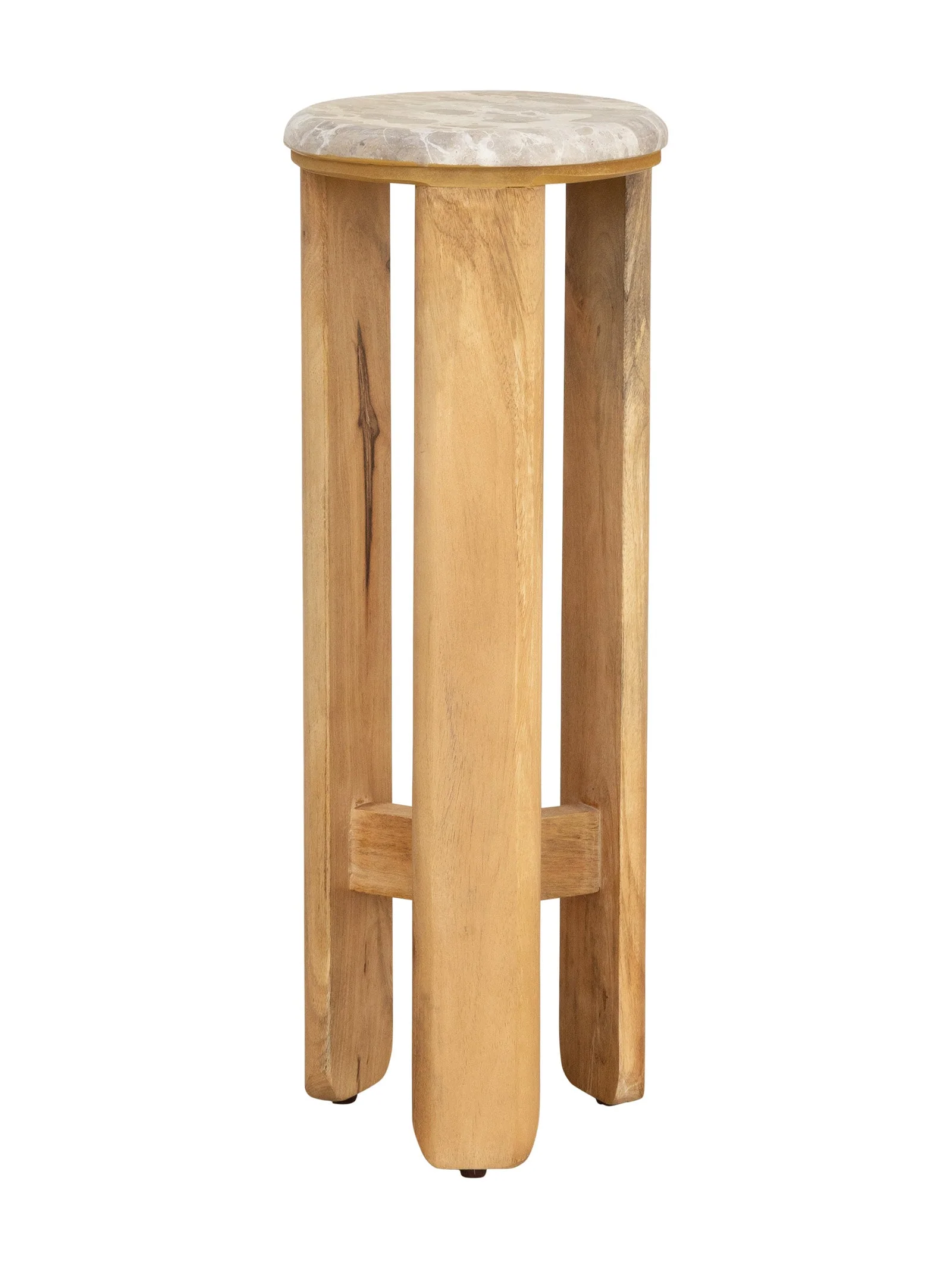 Contemporary Marble Side Table for Living Room