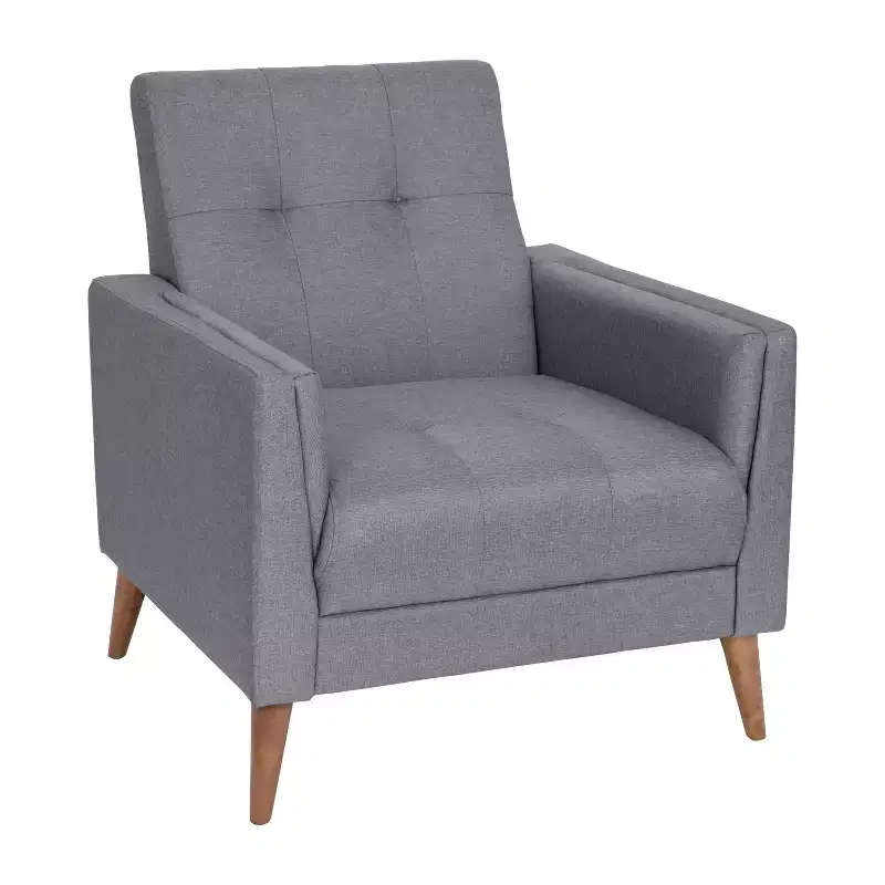 Polyester Foam Wood Frame Armchair 30.25