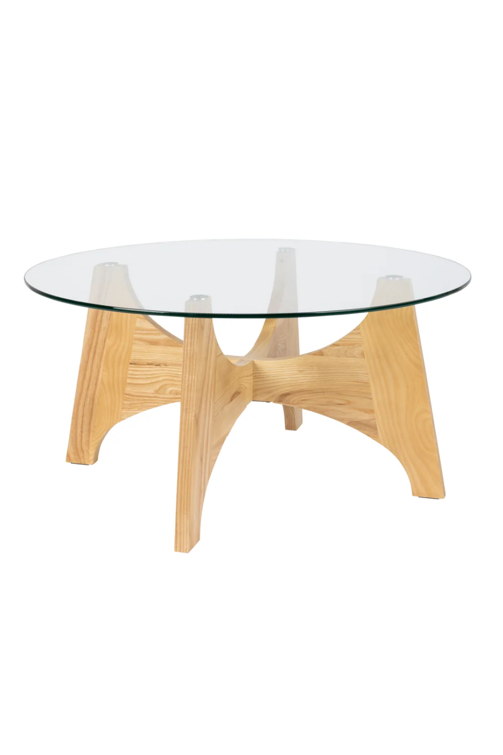 Ash Wood Modern Coffee Table