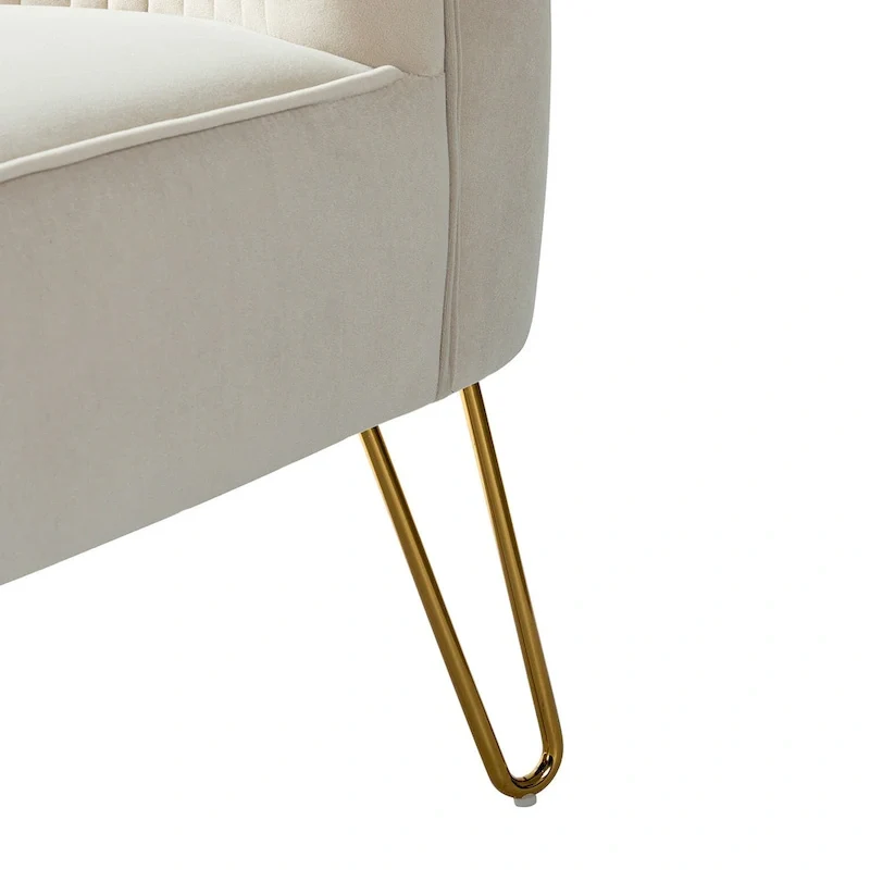 Barto Upholstered Side Chair with Tufted Back Set of 2 by HULALA HOME