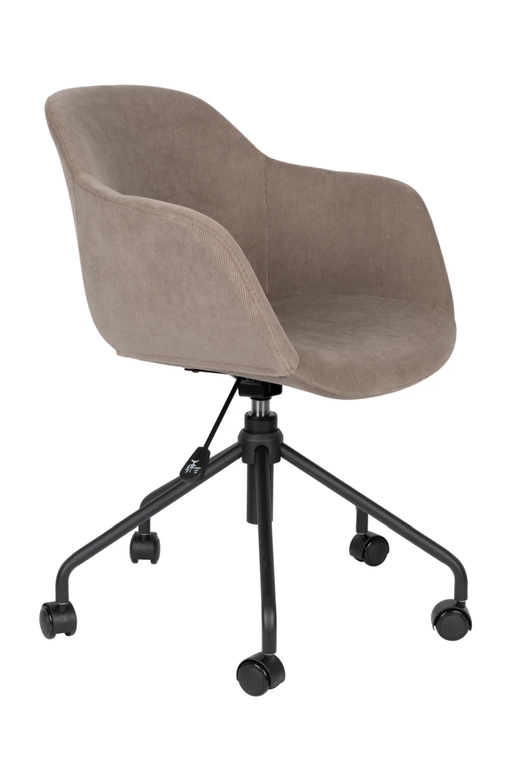 Upholstered Swivel Office Armchair