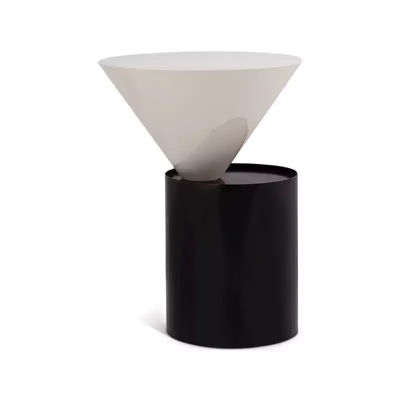 Meridian Furniture,Damon White End Table