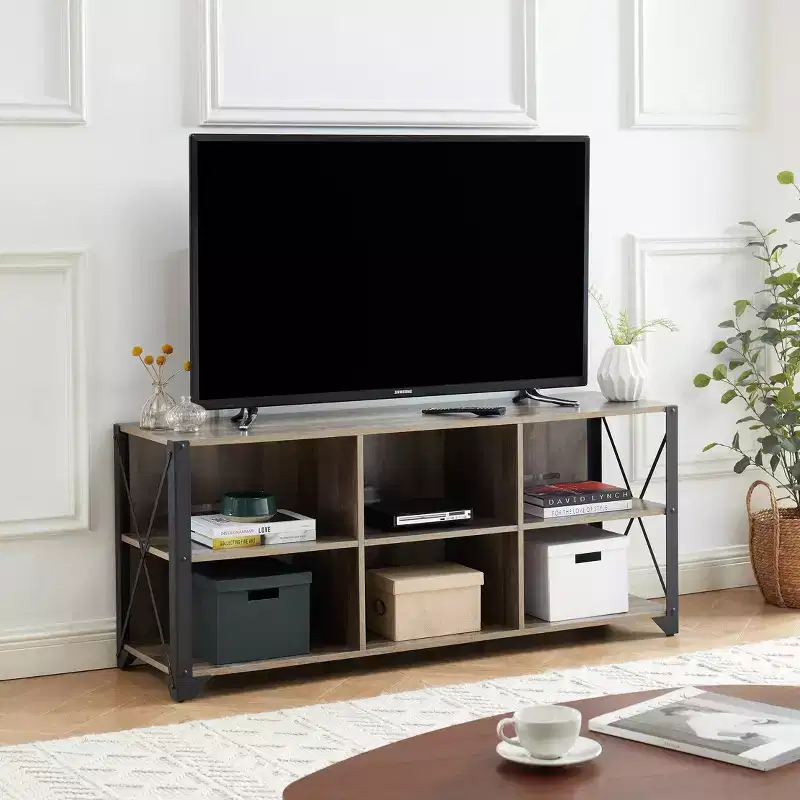 Industrial TV Stand for TVs Up To 55