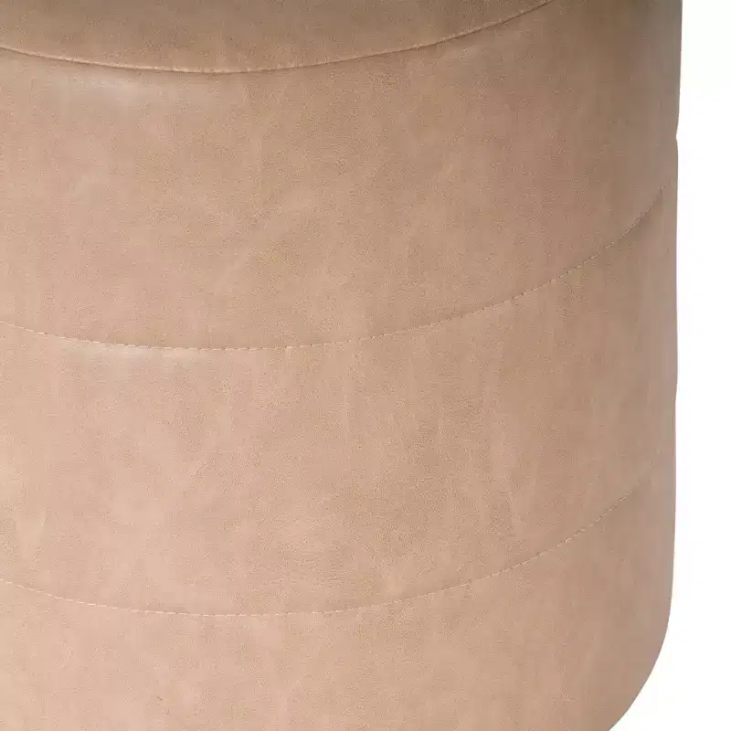 Round Upholstered Ottoman