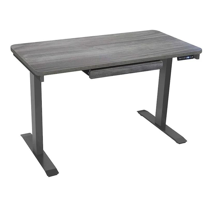 White / Graphite / Walnut / Black Electric Standing Desk, Single Person, 48