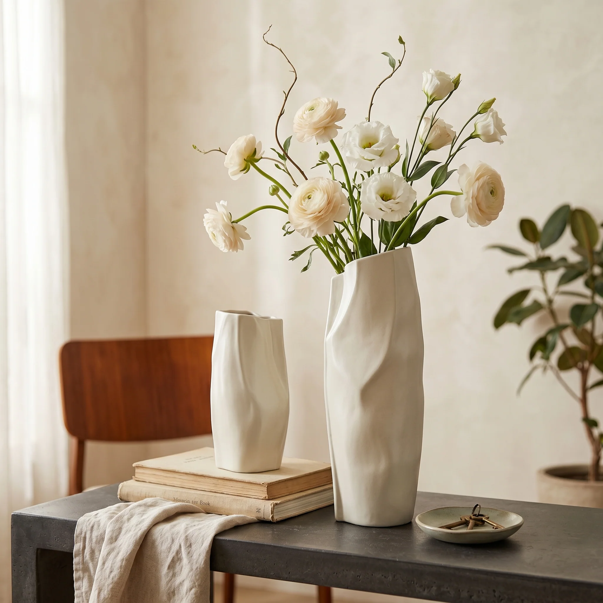 Tall Decorative Vase, 15'' and 20'' Height