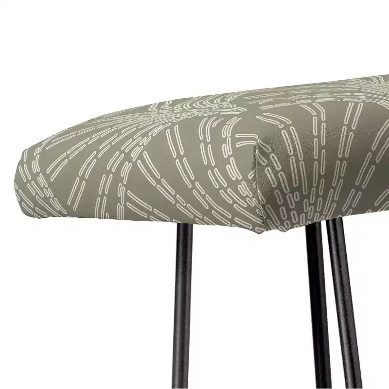 Iveta Abolina Scallop Fan Sage Bench - Deny Designs