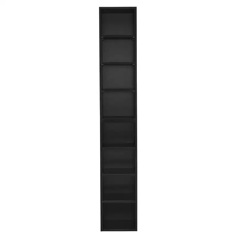 70.9 in.Tall Wood 4-Shelf Standard Bookcase with Shelves (Set of 2)
