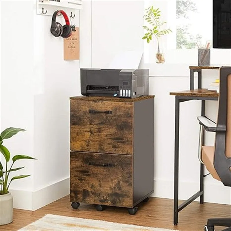2-Drawer File Cabinet - 15.7D x 16.5W x 27.6H