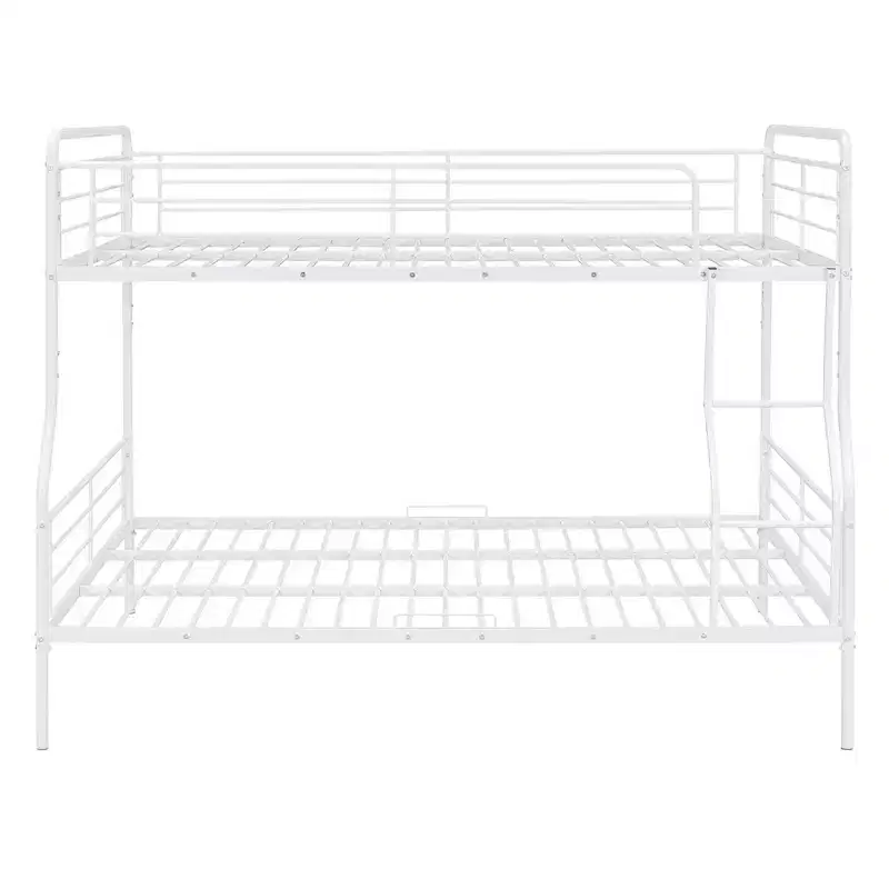 Full XL Over Queen Metal Bunk Bed - ModernLuxe