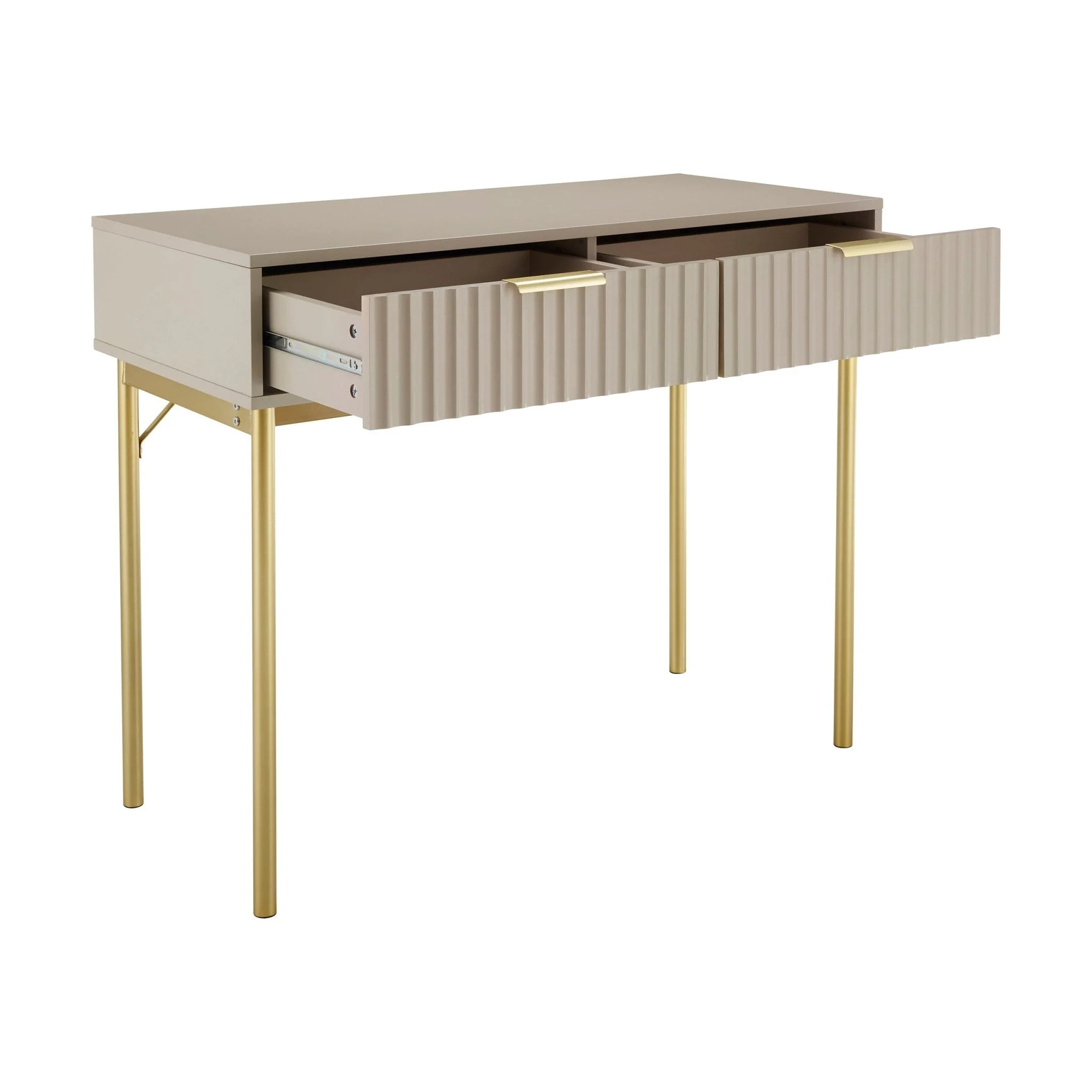 Dressing Table Console - Taupe