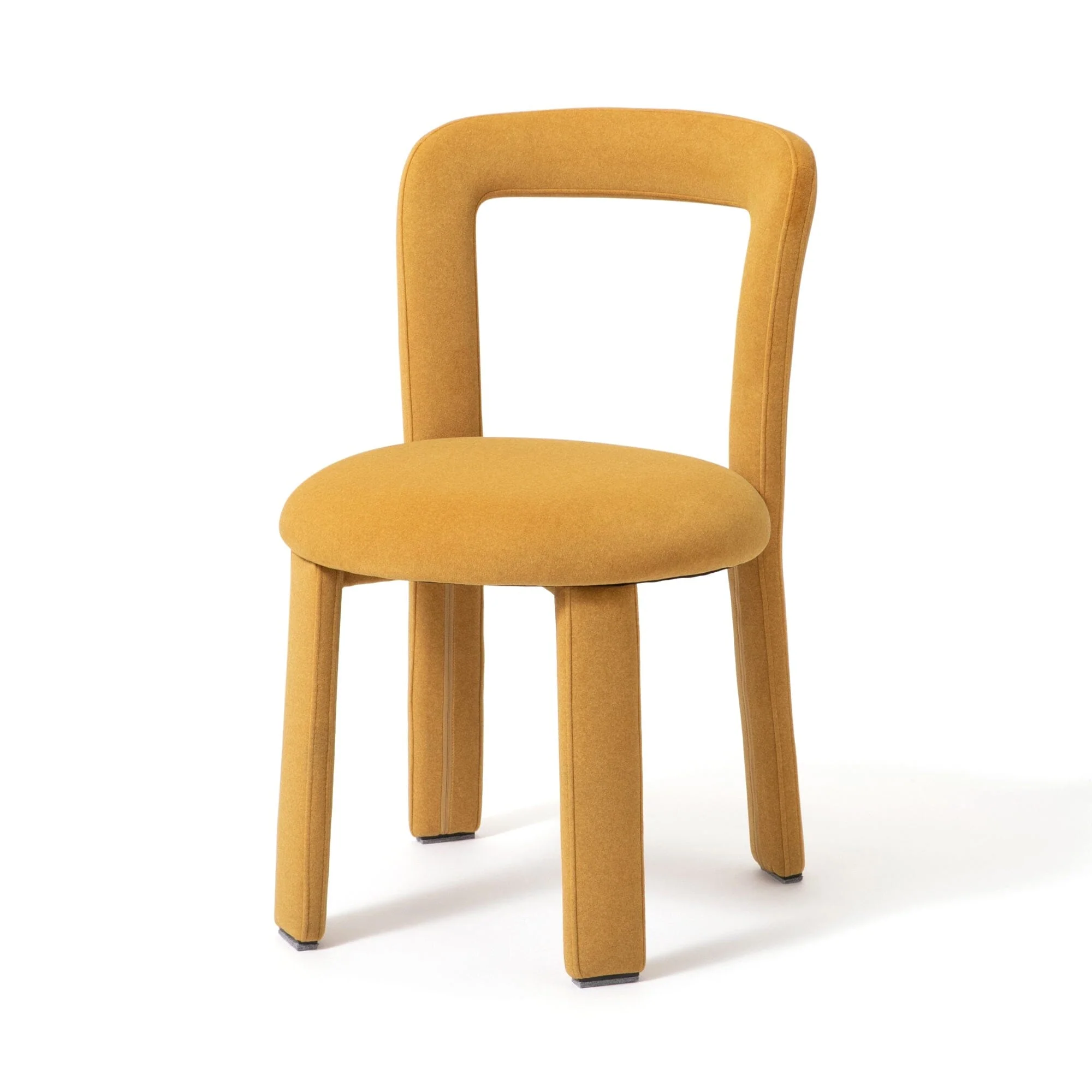 Yellow Upholstered Accent Chair