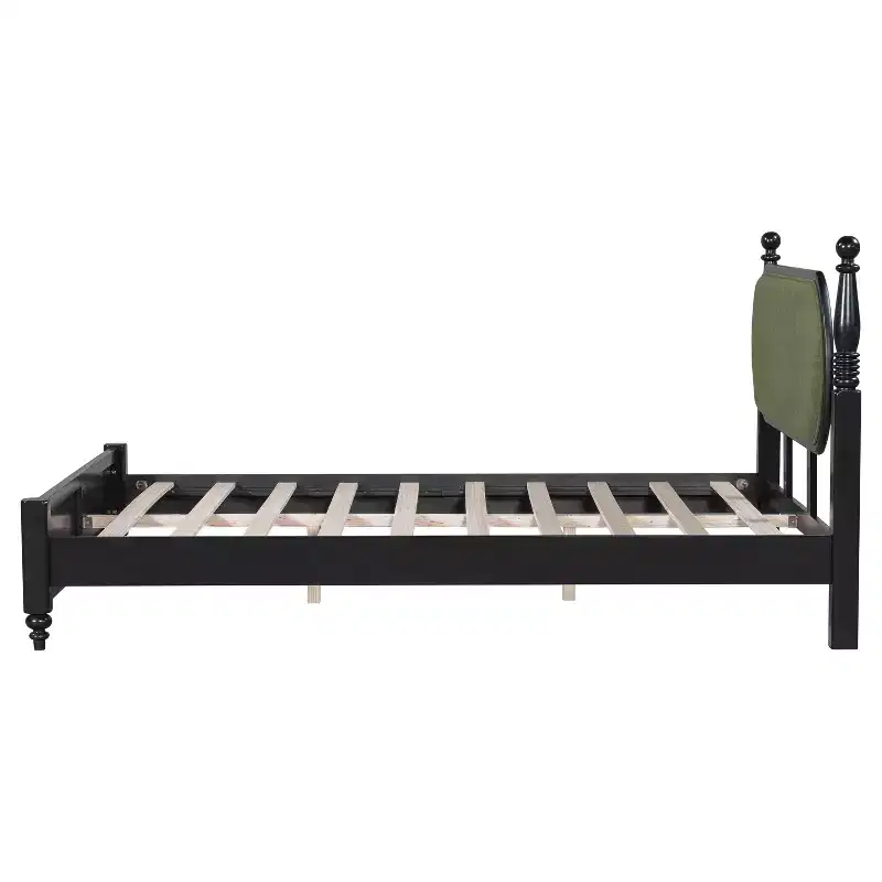 Christopher Knight Home Sophie Modern Rubberwood Upholstered Bed Frame