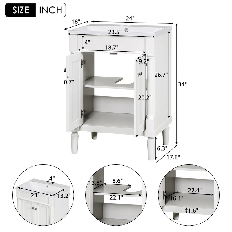 Single Sink Bathroom Vanity