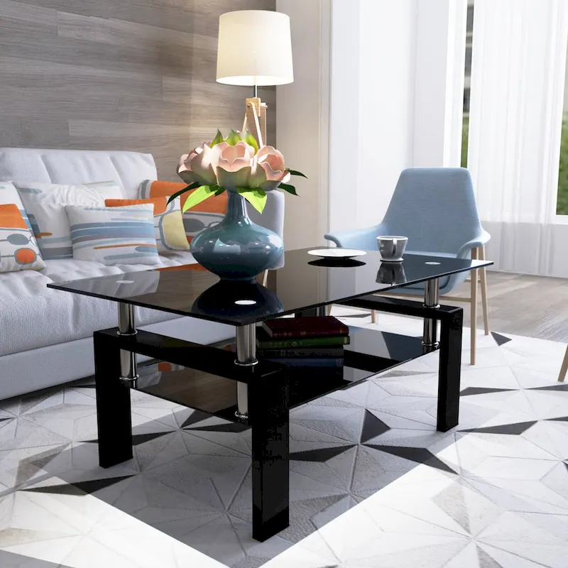Rectangle Glass Coffee Table