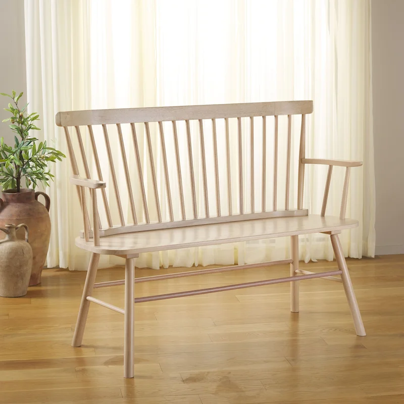 SAFAVIEH Gracija Spindleback Settee - 48 x 22.4 x 36 - 48W x 22D x 36H