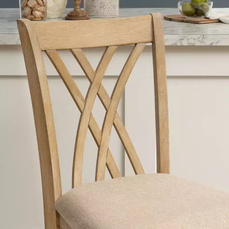 Powell Set of 2 Maggie Counter Height Barstools Natural