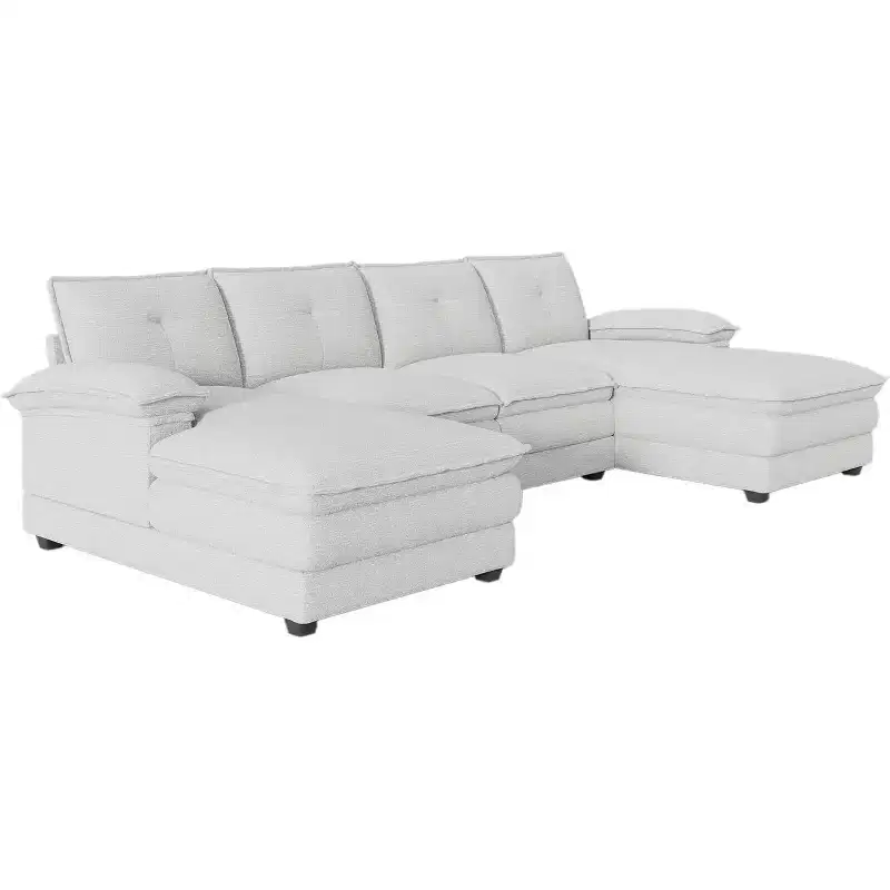 AMERLIFE Couch with Double Layer Seat Cushions