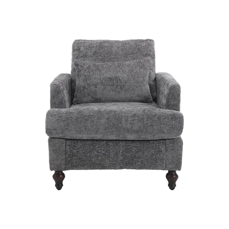 Wooden Frame Armchair, Modern Accent Chair Lounge Chair