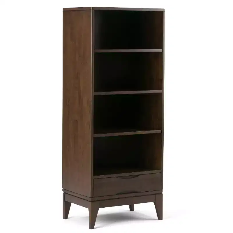 Bookcase with Storage, Adjustable Shelves