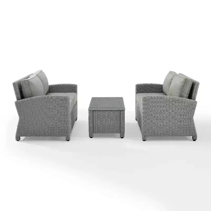 Bradenton 3pc Outdoor Wicker Seating Set - Crosley