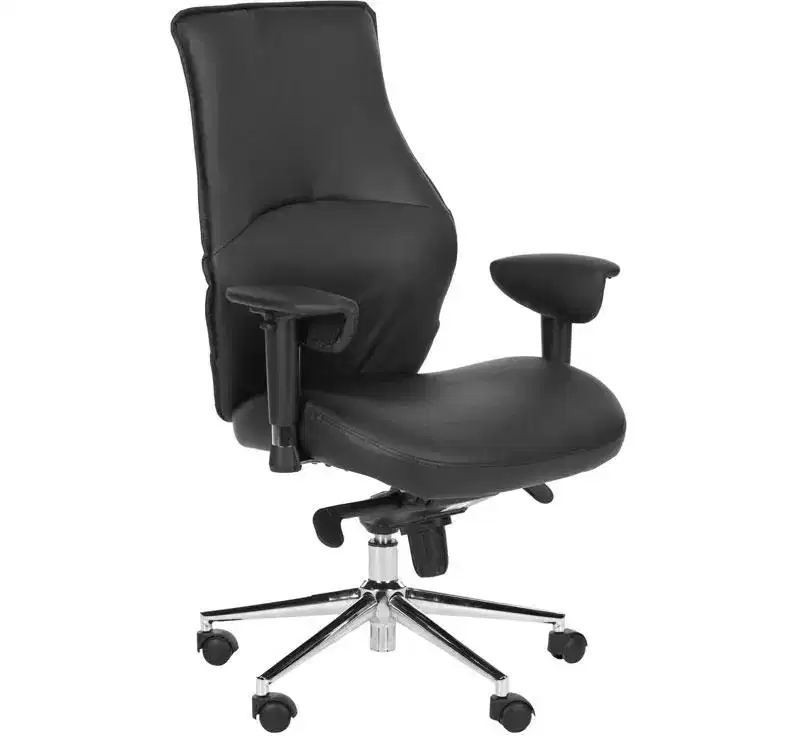 Height Adjustable Swivel Desk Chair, Black, Home Office & Study