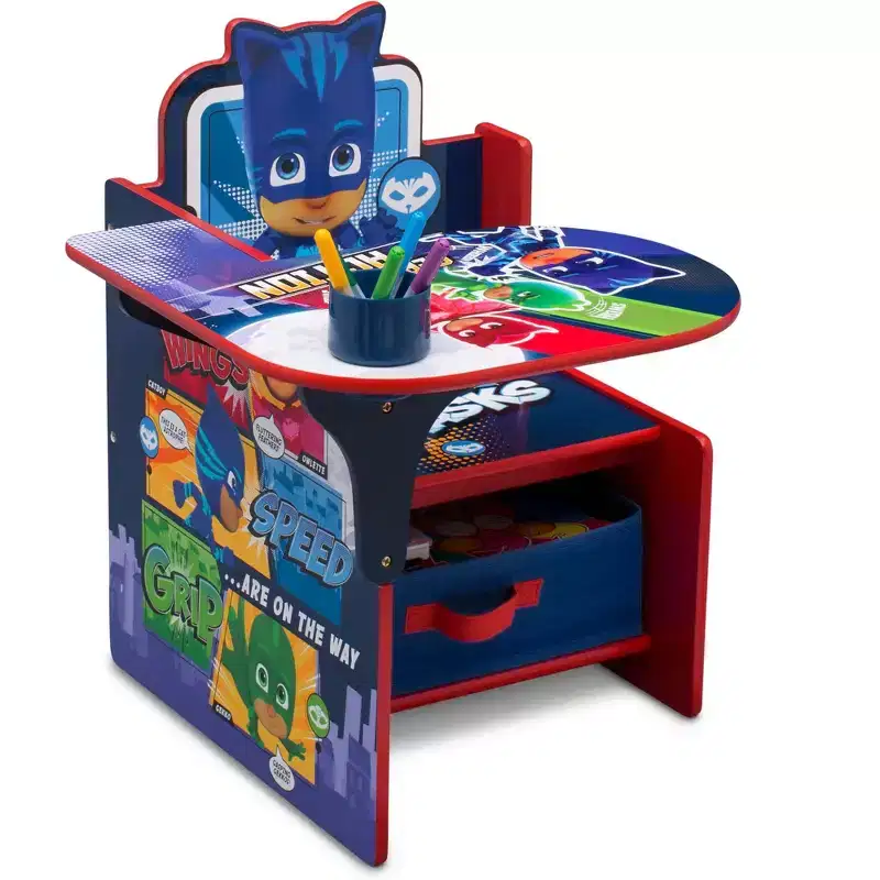 Delta Children PJ Masks Chair Desk with Storage