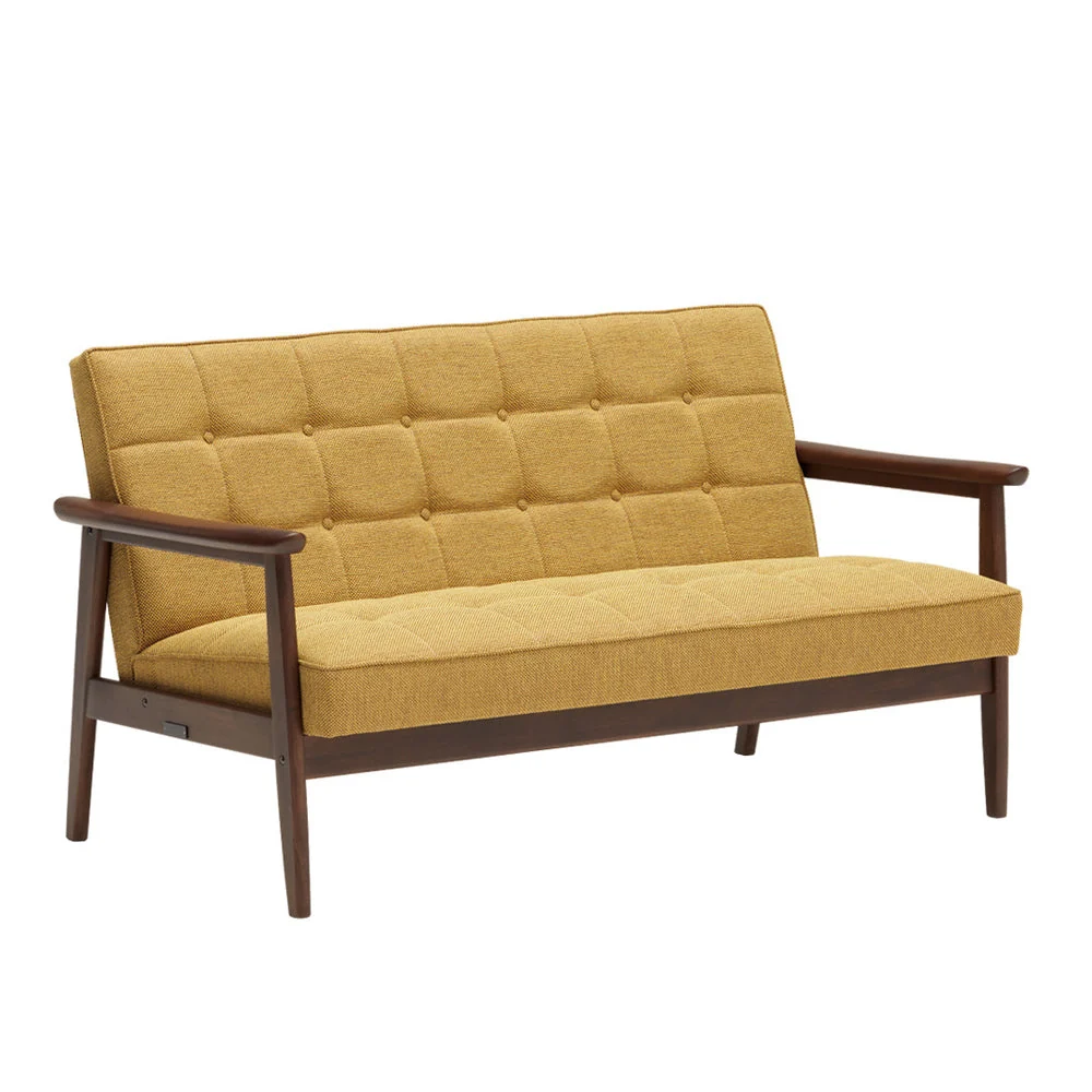 Two Seater ustard Yellow - Sofa