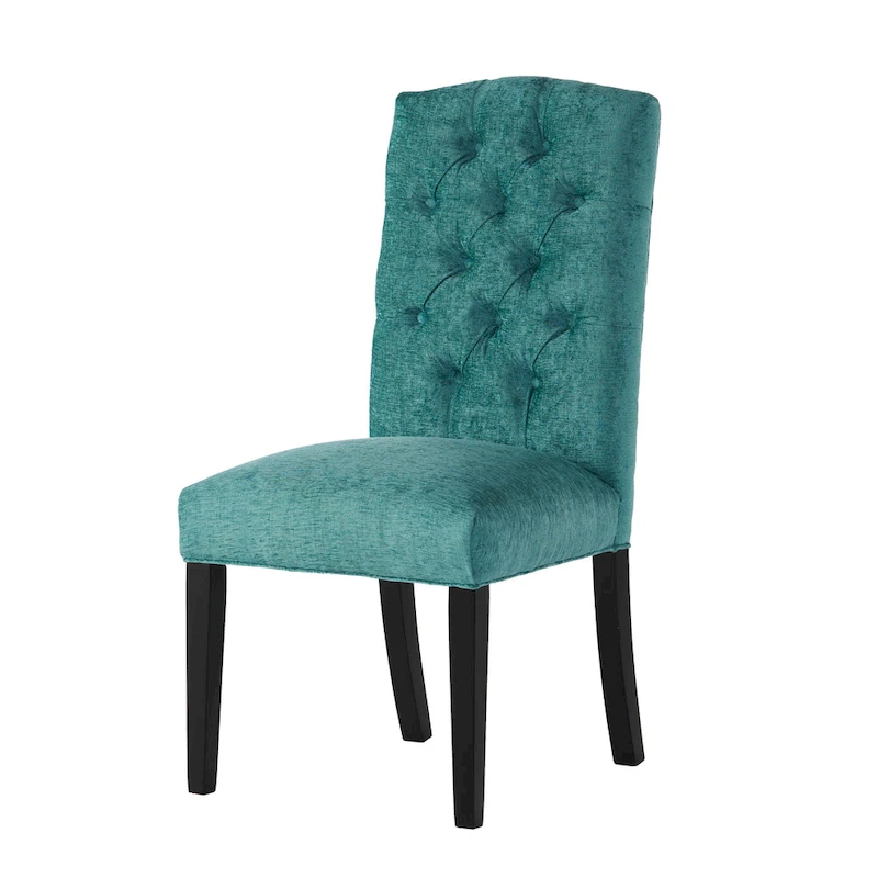 Crown Upholstered Fabric Dining Chairs (Set of 2) by Christopher Knight Home