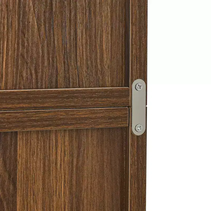 70.9 in.Tall Wood 4-Shelf Standard Bookcase with Shelves (Set of 2)