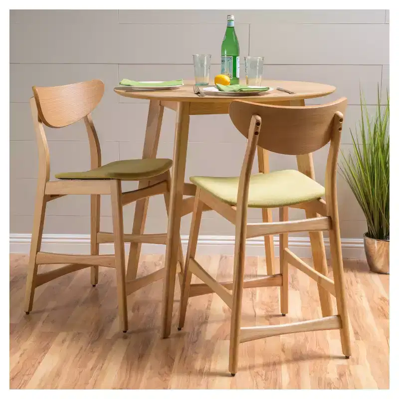 Set of 2 24 Gavin Natural Frame Counter Height Barstool - Christopher Knight Home