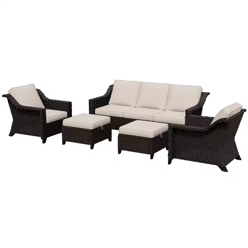 UPTIOT 5-Piece Outdoor Conversation Set
