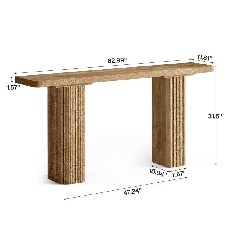 Lantine 63-Inch Long Entryway Console Table