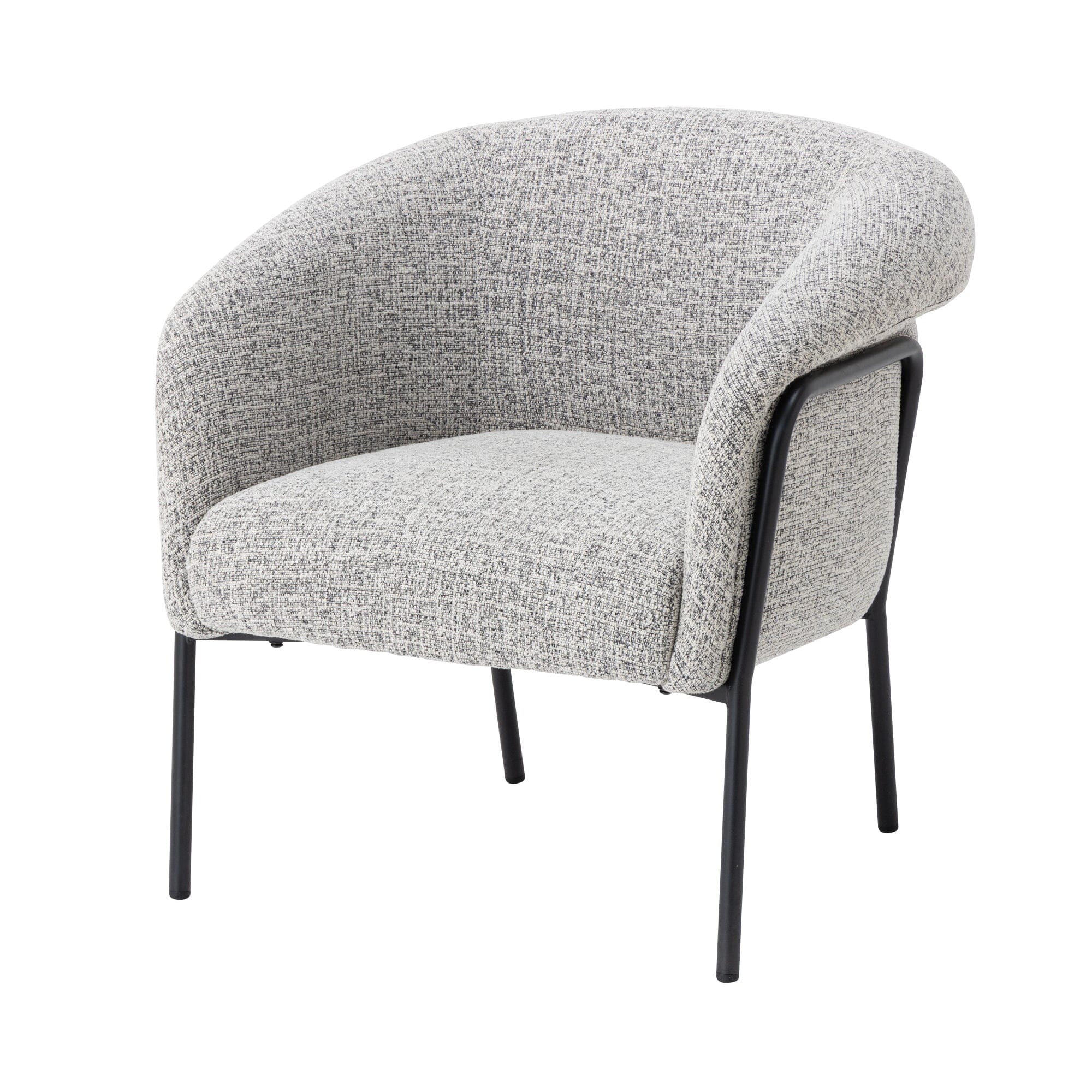 Black Upholstered Sofa