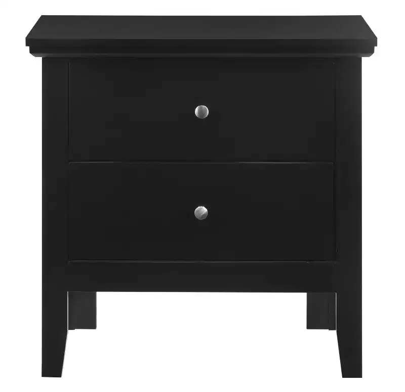 Passion Furniture Primo 2-Drawer Nightstand (24 in. H x 19 in. W x 15.5 in. D)