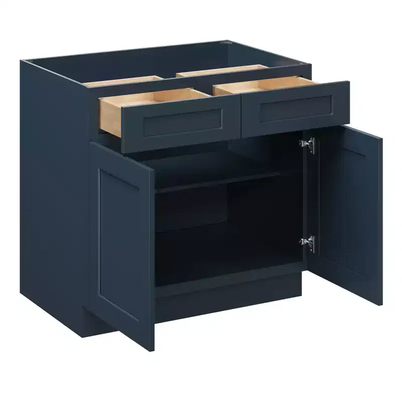 CASAINC 30 in. W x 24 in. D x 34.5 in. H Base Kitchen Cabinet with Drawer and Soft-Close Hinges  Plywood RTA Cabinet